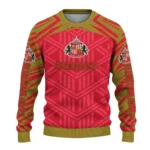 Customized Sunderland Chevron Pattern Red Sweater Best Selling