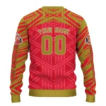 Customized Sunderland Chevron Pattern Red Sweater Best Selling