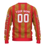 Customized Sunderland Chevron Rows Red Sweater Best Selling