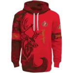 Customized Sunderland Deer Silhouette Red Hoodie Best Selling