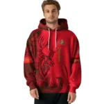 Customized Sunderland Deer Silhouette Red Hoodie Best Selling