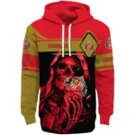 Customized Sunderland Grim Reaper Red Black Hoodie Best Selling