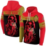 Customized Sunderland Grim Reaper Red Black Hoodie Best Selling