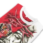 Customized Sunderland Jesus Tears Red White Sweater Best Selling