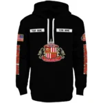 Customized Sunderland Punisher Skull Black Hoodie Best Selling