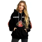 Customized Sunderland Punisher Skull Black Hoodie Best Selling