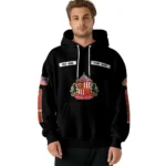 Customized Sunderland Punisher Skull Black Hoodie Best Selling