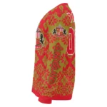 Customized Sunderland Snowflake Matrix Red Sweater Best Selling