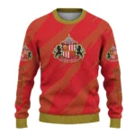 Customized Sunderland Stripe Motion Red Sweater Best Selling