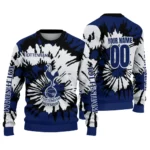 Customized Tottenham Hotspur Burst Swirl Navy Sweater Best Selling