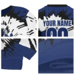 Customized Tottenham Hotspur Burst Swirl Navy Sweater Best Selling