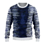 Customized Tottenham Hotspur Camouflage Stripe Navy White Sweater Best Selling