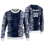 Customized Tottenham Hotspur Camouflage Stripe Navy White Sweater Best Selling