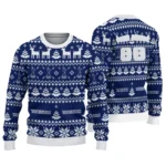 Customized Tottenham Hotspur Christmas Designs Navy Sweater Best Selling