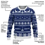 Customized Tottenham Hotspur Christmas Designs Navy Sweater Best Selling
