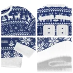 Customized Tottenham Hotspur Christmas Designs Navy Sweater Best Selling