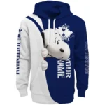 Customized Tottenham Hotspur Peeking Snoopy Navy Hoodie Best Selling