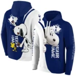Customized Tottenham Hotspur Peeking Snoopy Navy Hoodie Best Selling