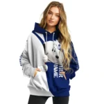 Customized Tottenham Hotspur Peeking Snoopy Navy Hoodie Best Selling