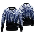 Customized Tottenham Hotspur Pixel Flow Navy Black Sweater Best Selling