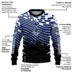 Customized Tottenham Hotspur Pixel Flow Navy Black Sweater Best Selling