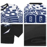 Customized Tottenham Hotspur Pixel Flow Navy Black Sweater Best Selling