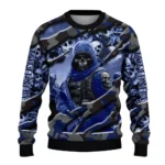 Customized Tottenham Hotspur Skull Horde Navy Sweater Best Selling