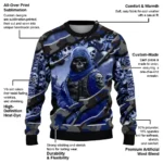 Customized Tottenham Hotspur Skull Horde Navy Sweater Best Selling