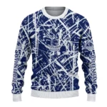 Customized Tottenham Hotspur Streak Overlay Navy Sweater Best Selling