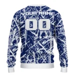 Customized Tottenham Hotspur Streak Overlay Navy Sweater Best Selling