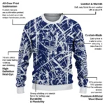 Customized Tottenham Hotspur Streak Overlay Navy Sweater Best Selling