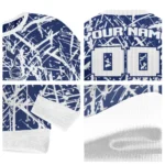 Customized Tottenham Hotspur Streak Overlay Navy Sweater Best Selling