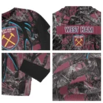 Customized West Ham United Antlers Pattern Claret Black Sweater Best Selling