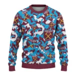 Customized West Ham United Camouflage Motif Sweater Best Selling