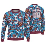Customized West Ham United Camouflage Motif Sweater Best Selling