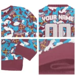 Customized West Ham United Camouflage Motif Sweater Best Selling