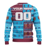 Customized West Ham United Christmastree Bands White Sweater Best Selling