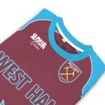 Customized West Ham United Flame Border Claret Sweater Best Selling