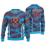 Customized West Ham United Swirl Flow Claret Sweater Best Selling