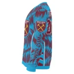 Customized West Ham United Swirl Flow Claret Sweater Best Selling