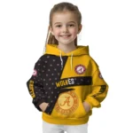 Customized Wolverhampton Wanderers Abstract Shape Old Gold Hoodie Best Selling