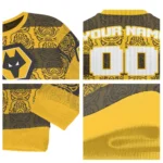 Customized Wolverhampton Wanderers Bulldog Motif Sweater Best Selling