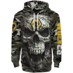 Customized Wolverhampton Wanderers Camo Skull Hoodie Best Selling