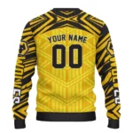 Customized Wolverhampton Wanderers Chevron Pattern Old Gold Sweater Best Selling