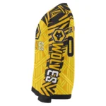 Customized Wolverhampton Wanderers Chevron Pattern Old Gold Sweater Best Selling