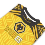 Customized Wolverhampton Wanderers Chevron Pattern Old Gold Sweater Best Selling
