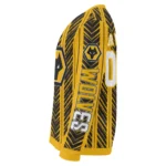 Customized Wolverhampton Wanderers Chevron Rows Old Gold Sweater Best Selling