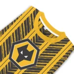 Customized Wolverhampton Wanderers Chevron Rows Old Gold Sweater Best Selling