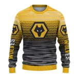 Customized Wolverhampton Wanderers Diamond Mesh Sweater Best Selling