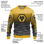Customized Wolverhampton Wanderers Diamond Mesh Sweater Best Selling